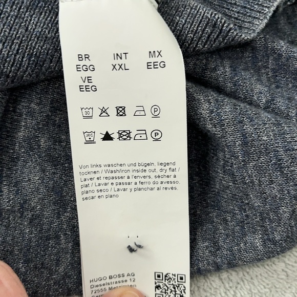 Hugo Boss Size XXL Slim Fit Cardigan. Blueish Grey in Colour. 100% Wool, VGUC - Picture 14 of 16